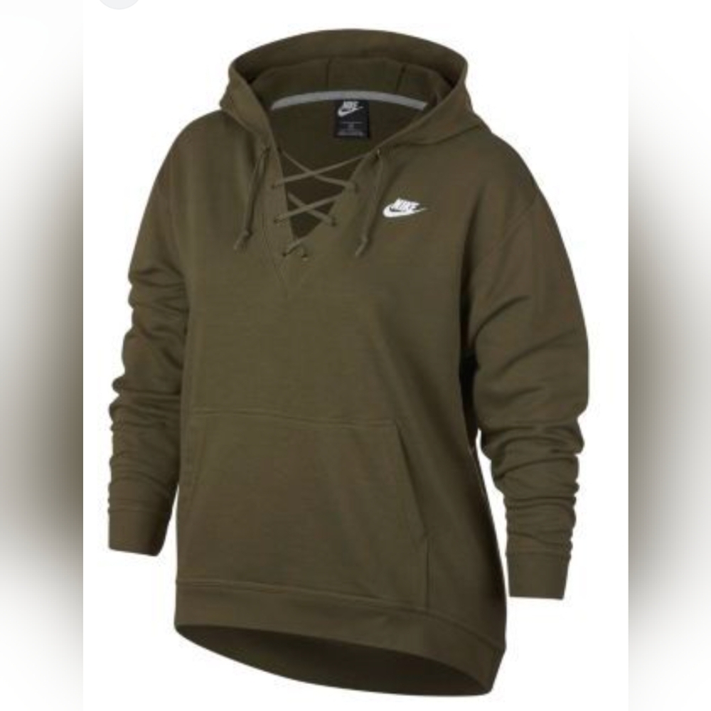 Nike Olive Green Hoodie